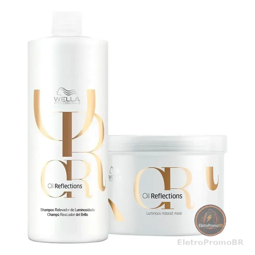 Kit Wella Professionals Oil Reflections Shampoo E Máscara