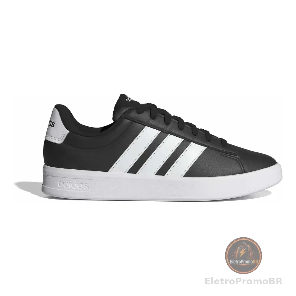 Tênis Masculino Grand Court 3.0 adidas Cblack/ftwwht/ftwwht Lisa 40 Br