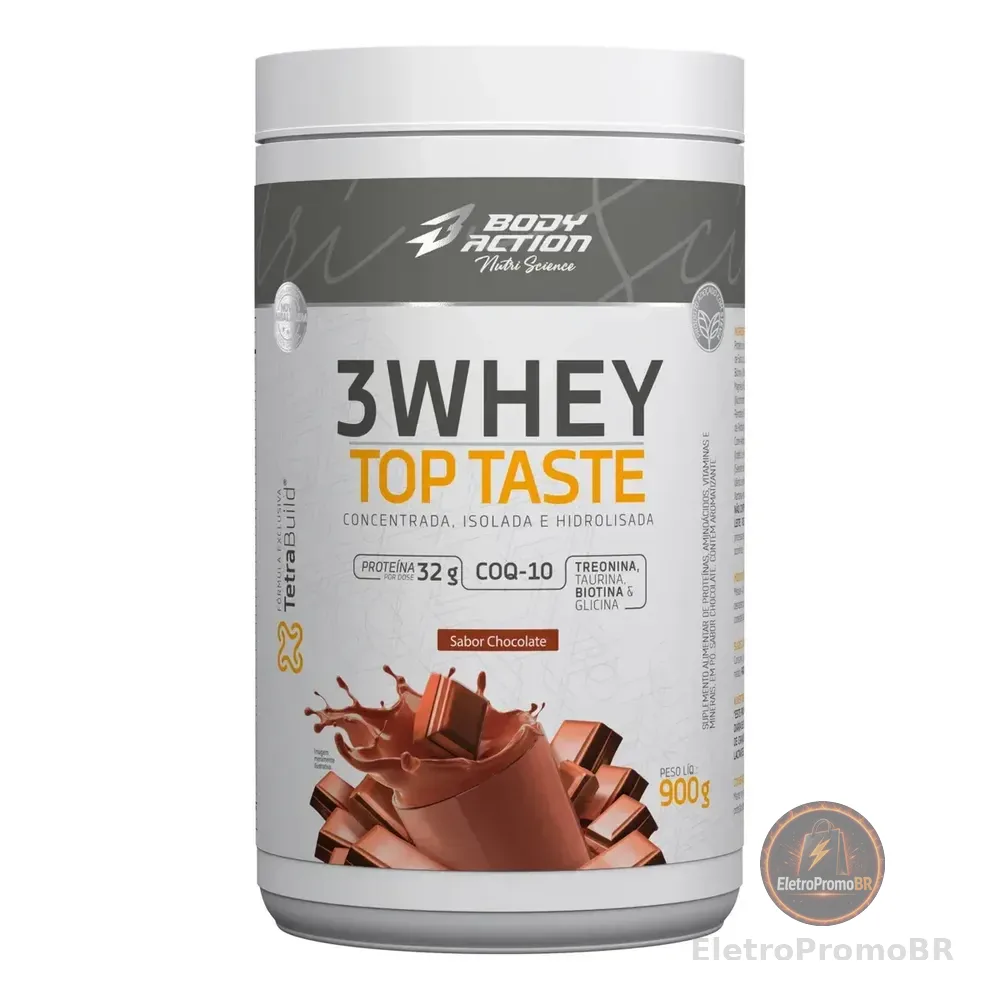 3 Whey Top Taste 900g Body-action Chocolate