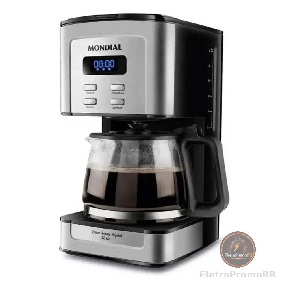 Cafeteira Elétrica Dolce Arome Digital, Mondial, 800w - C-44-32x-sdi 127v