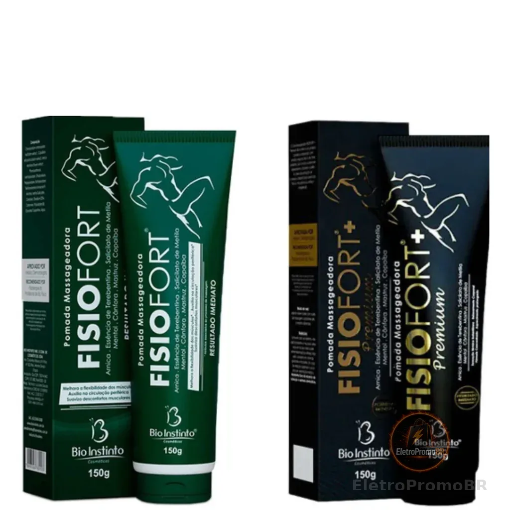 Pomada Massageadora FisioFort Bio Instinto 150g