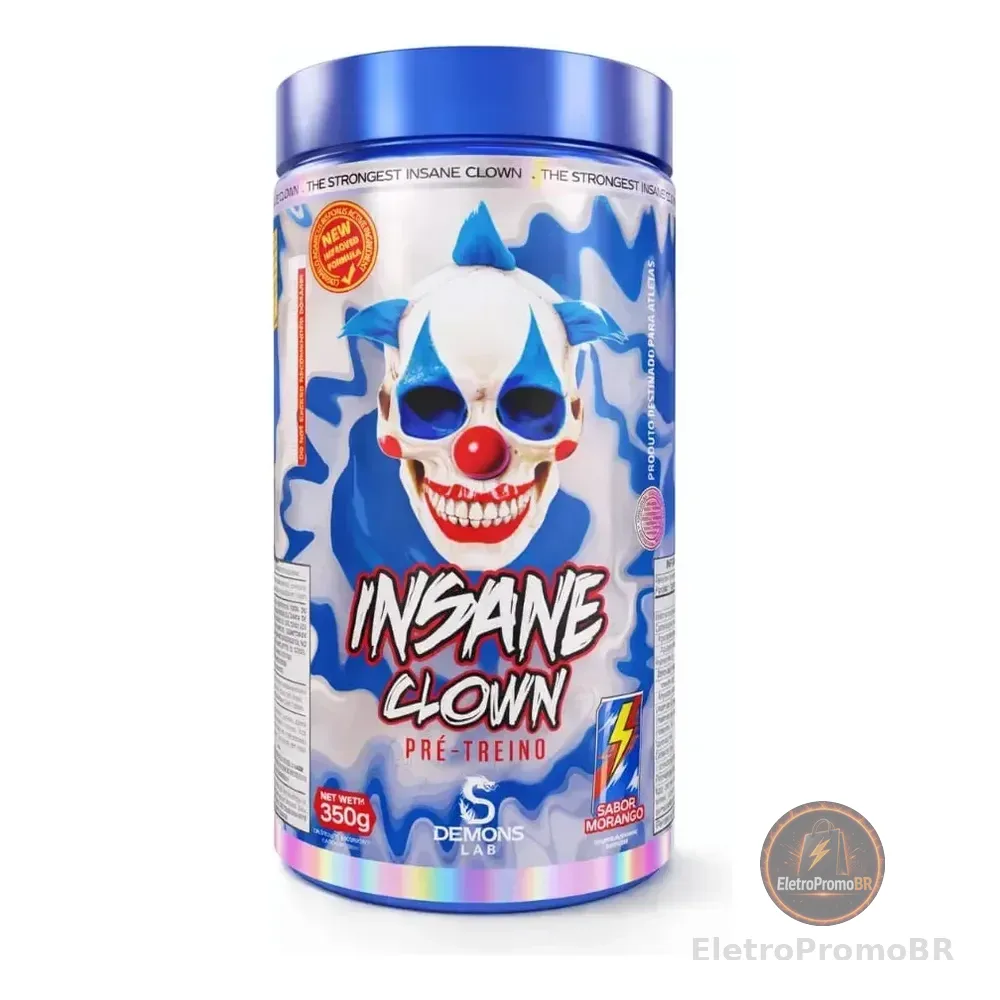 Pré Treino Insane Clown 350g Sabor Energético Mad Bull Mad Bull