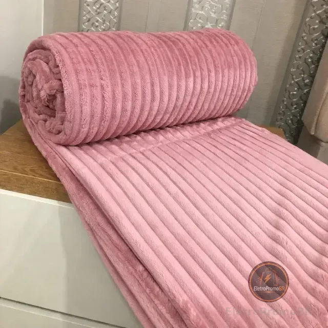 Cobertor Manta Fleece Soft Queen Microfibra Grosso - Inverno