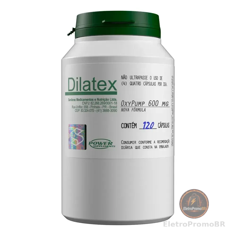 Dilatex Power 120 Cápsulas - Sanibras Sem Sabor