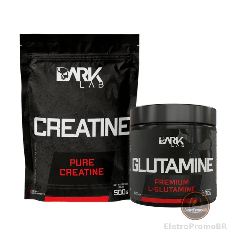 Kit Creatina 500g + Glutamina 300g