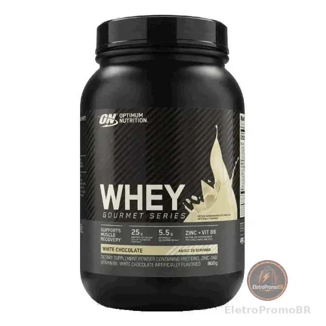 Whey Gourmet Series 25 Serv Optimum Nutrition Sabor De Choco White Chocolate