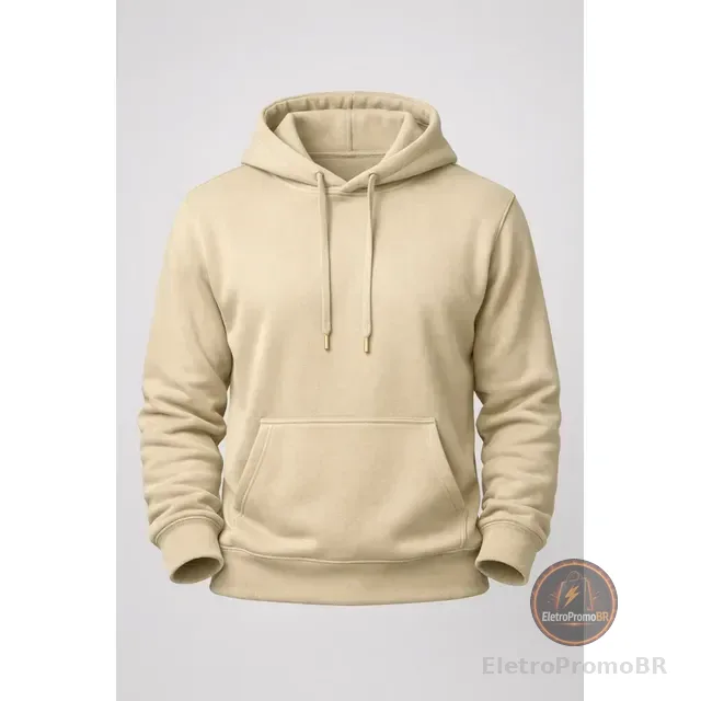 Moletom Canguru Liso Unissex Blusa De Frio Flanelado Premium