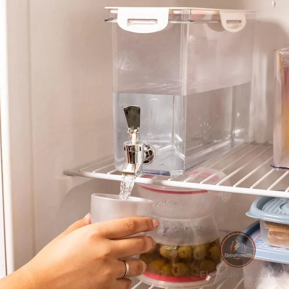 Reservatório Dispenser Geladeira para Água 5,85 L Plasútil