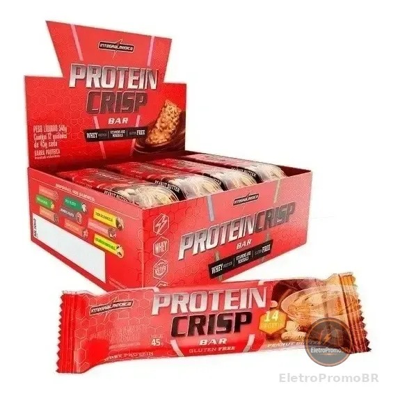 Protein Crisp Bar Cx 12un Barrinhas- Integralmédica Original