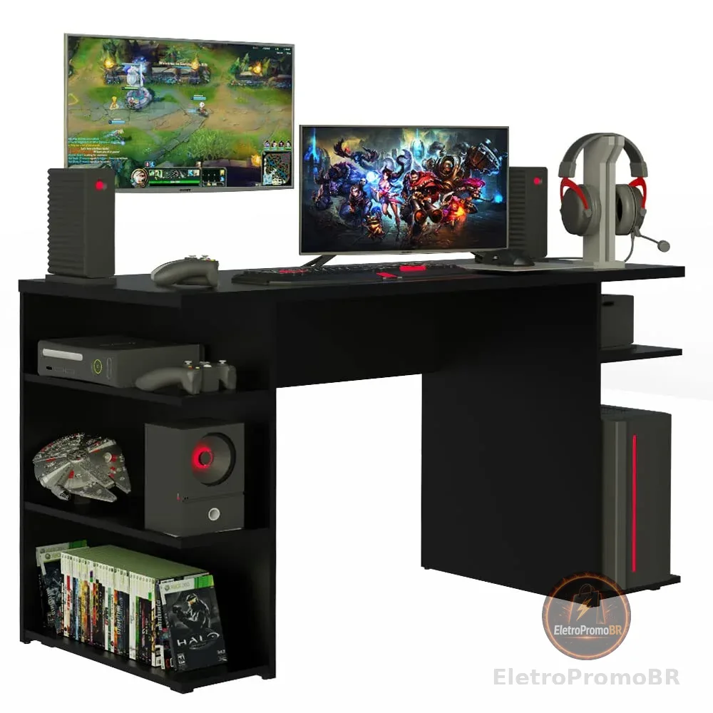 Mesa Gamer Madesa 9409 - Preto