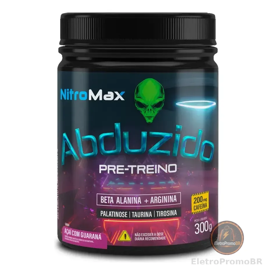 Abduzido Pre Treino Nitro Max Açai Com Guarana 300g