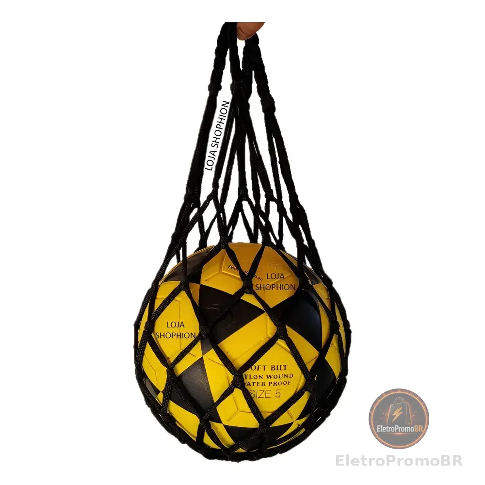 Saco Bolsa Para Guardar Bola Mikasa Futevôlei Futebol Preto Preto