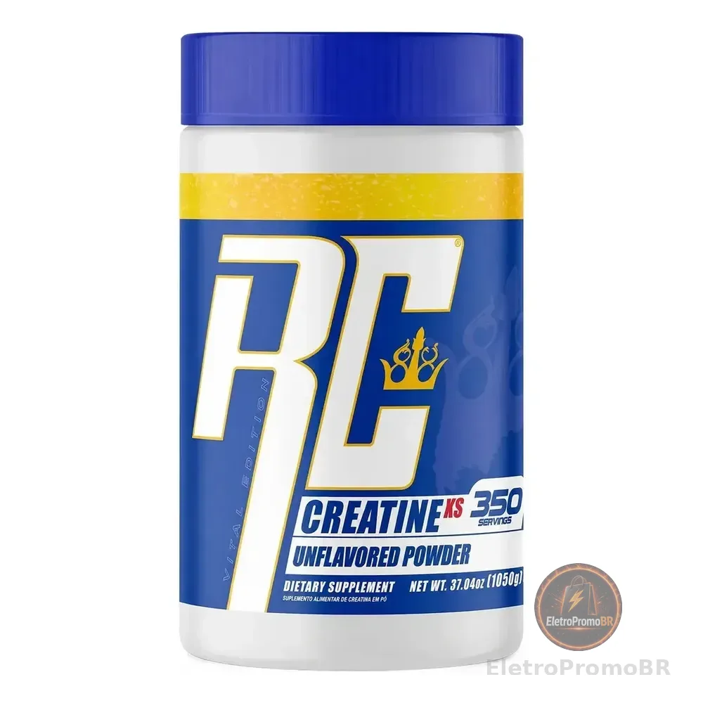 Creatina Monohidratada Ronnie Coleman 1,05kg Pura Sabor Natural Sem Sabor