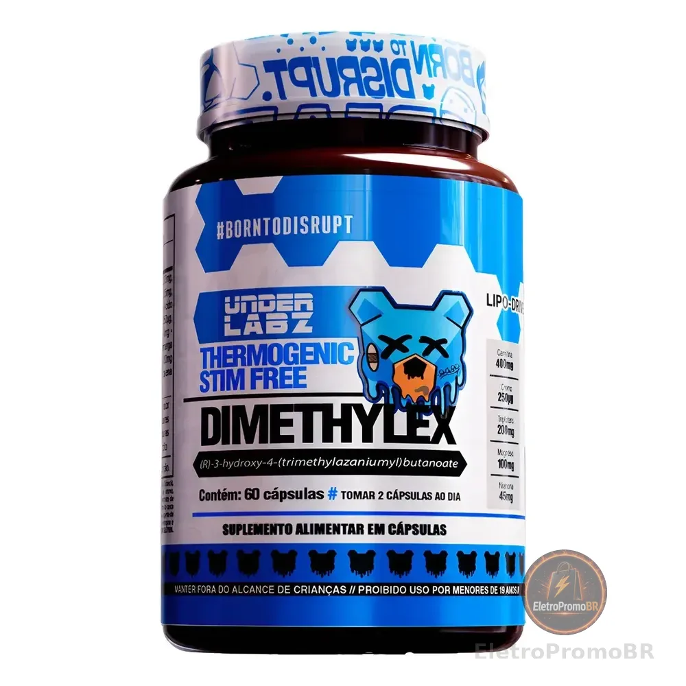 Dimethylex Stim Free Under Labz: Suplemento Energético Sem Cafeína Em Cápsulas Sem Sabor