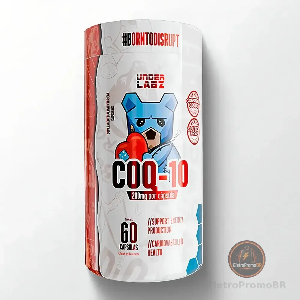 Coq-10 200 60 Cápsulas Underlabz Sem Sabor