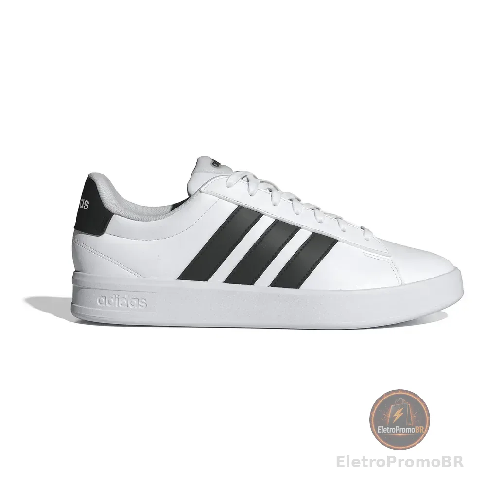 Tênis Masculino Grand Court 3.0 adidas Ftwwht/cblack/ftwwht Lisa 41 Br