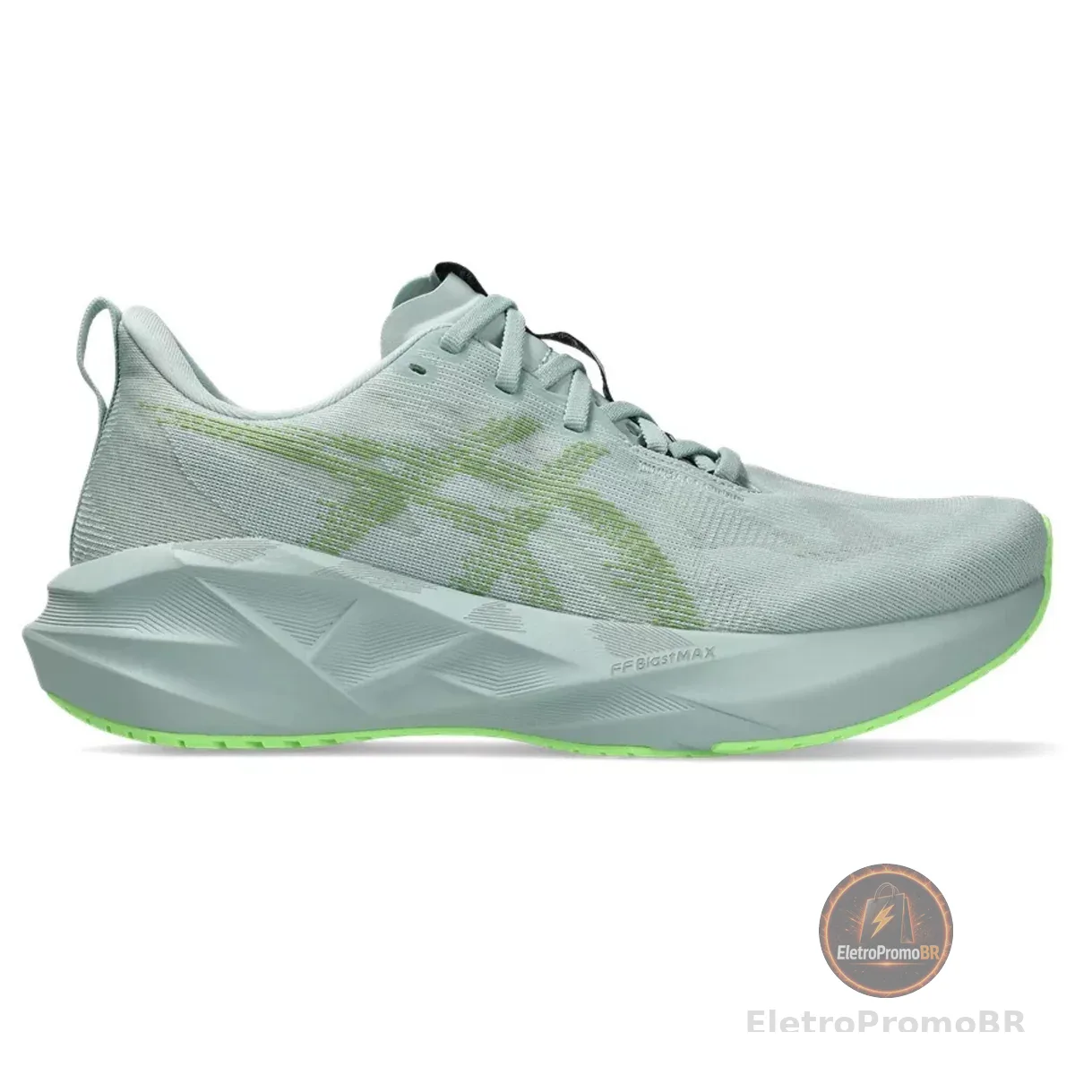 Tênis Masculino de Corrida Novablast 5 Asics Verde