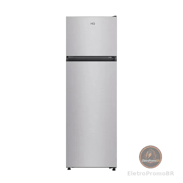 Geladeira Refrigerador HQ Defrost 290 Litros Prata HQ-290RDF