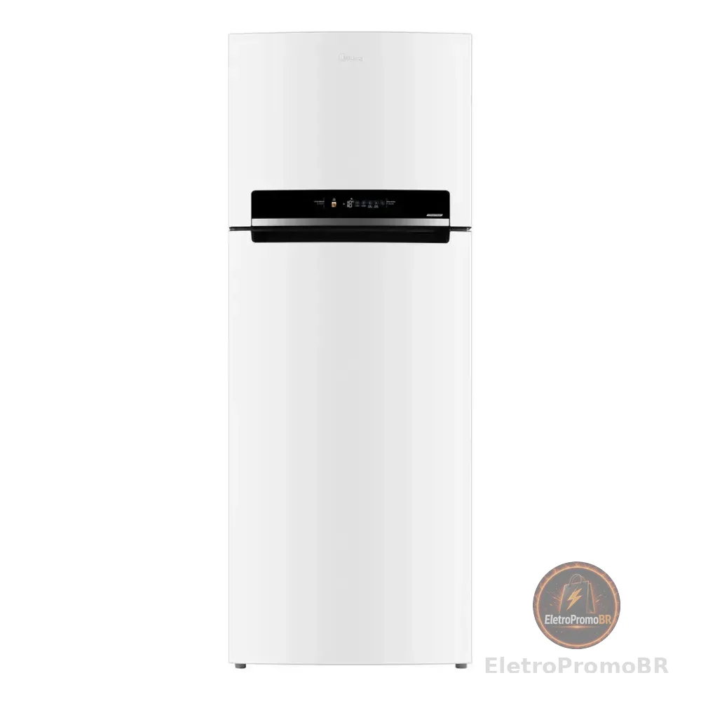 Geladeira Midea Frost Free Duplex 491l Inverter Com Wi-fi, Branca Branco 127/220v