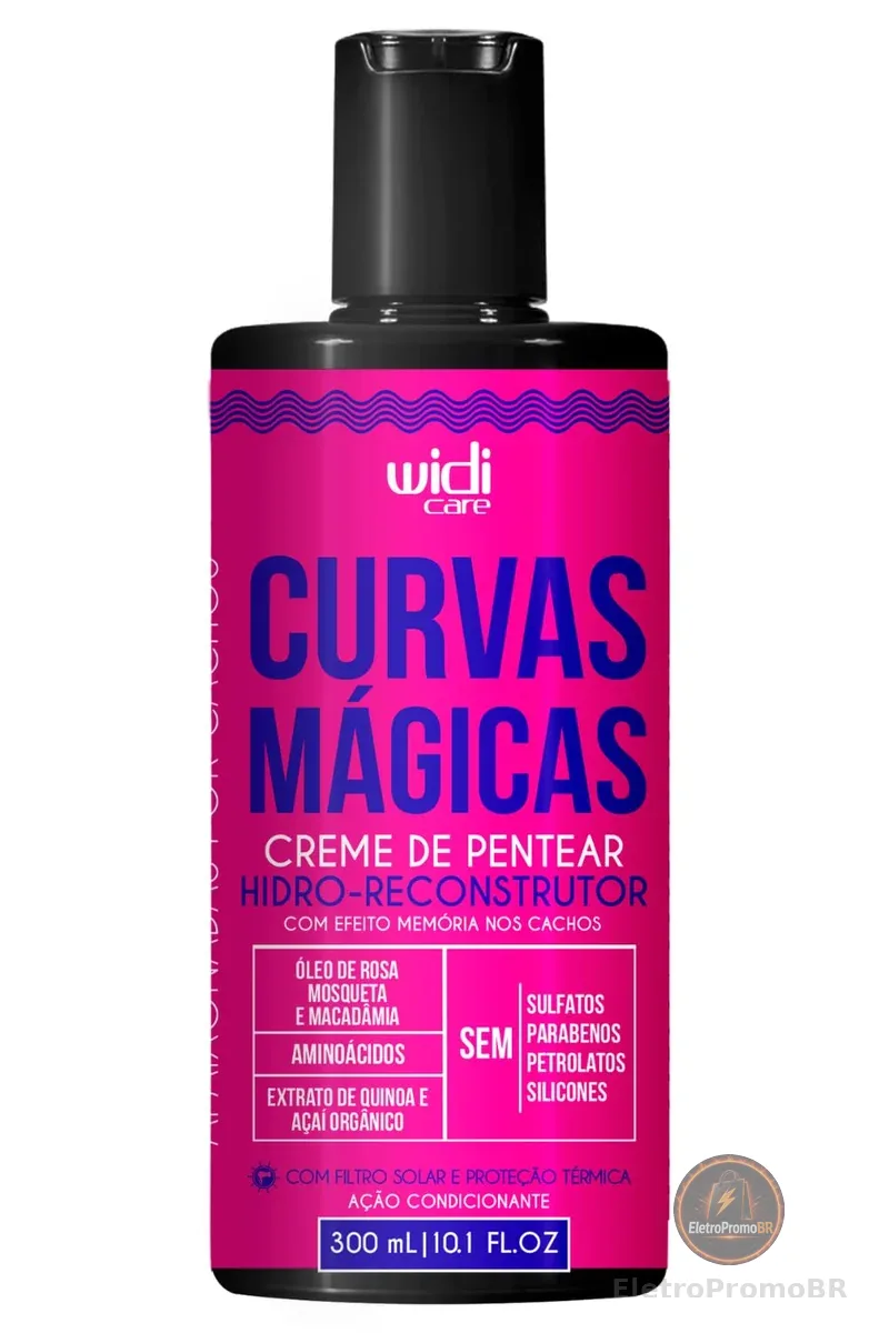 Widi Care Creme de Pentear Hidro-Reconstrutor Curvas Mágicas 300ml