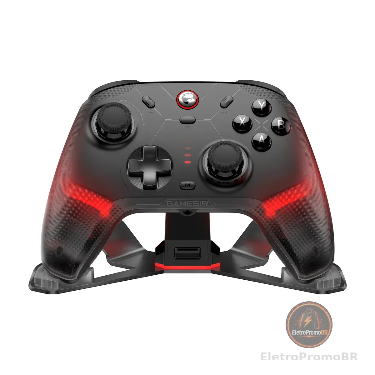 GameSir Cyclone 2 Wireless PC Controller — 1000Hz Polling Rate, TMR Joysticks, Hall Effect & Micro 2-in-1 Triggers, PC Gaming Controller for PC/Android/Switch/Switch 2 with Charging Dock (Black)