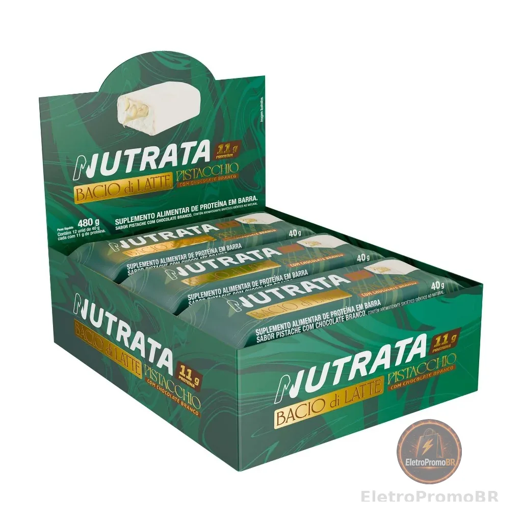 Whey Grego Bar Bacio Di Latte Display 12Und Nutrata