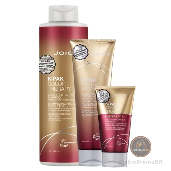 Joico K-PAK Color Therapy Shampoo 1L Condicionador 250ml Tratamento 150ml