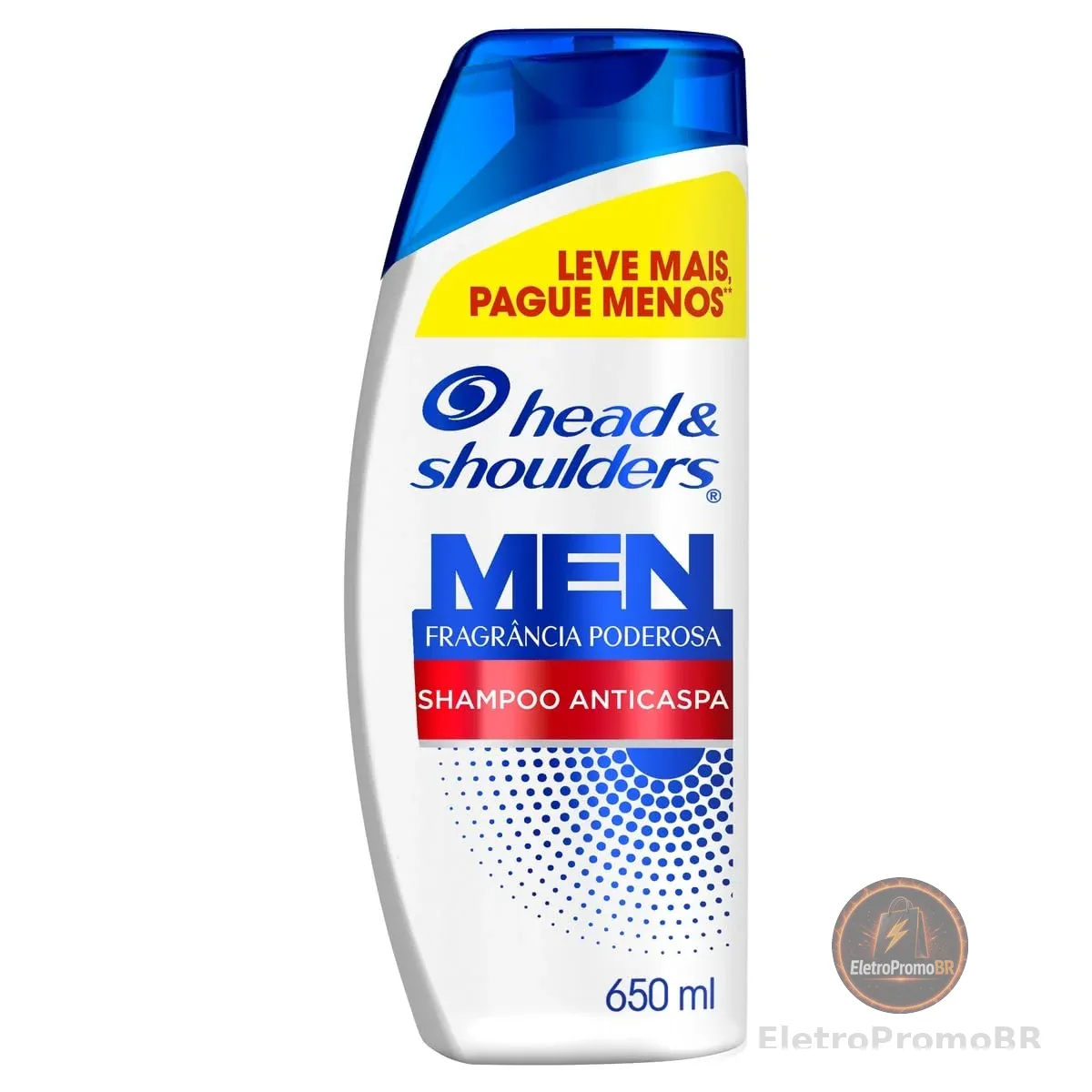 Head & Shoulders Shampoo Anticaspa Fragrância Poderosa Old Spice 650 ml