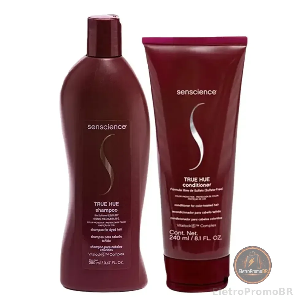 Kit Senscience True Hue Condicionador 240ml Shampoo 280ml