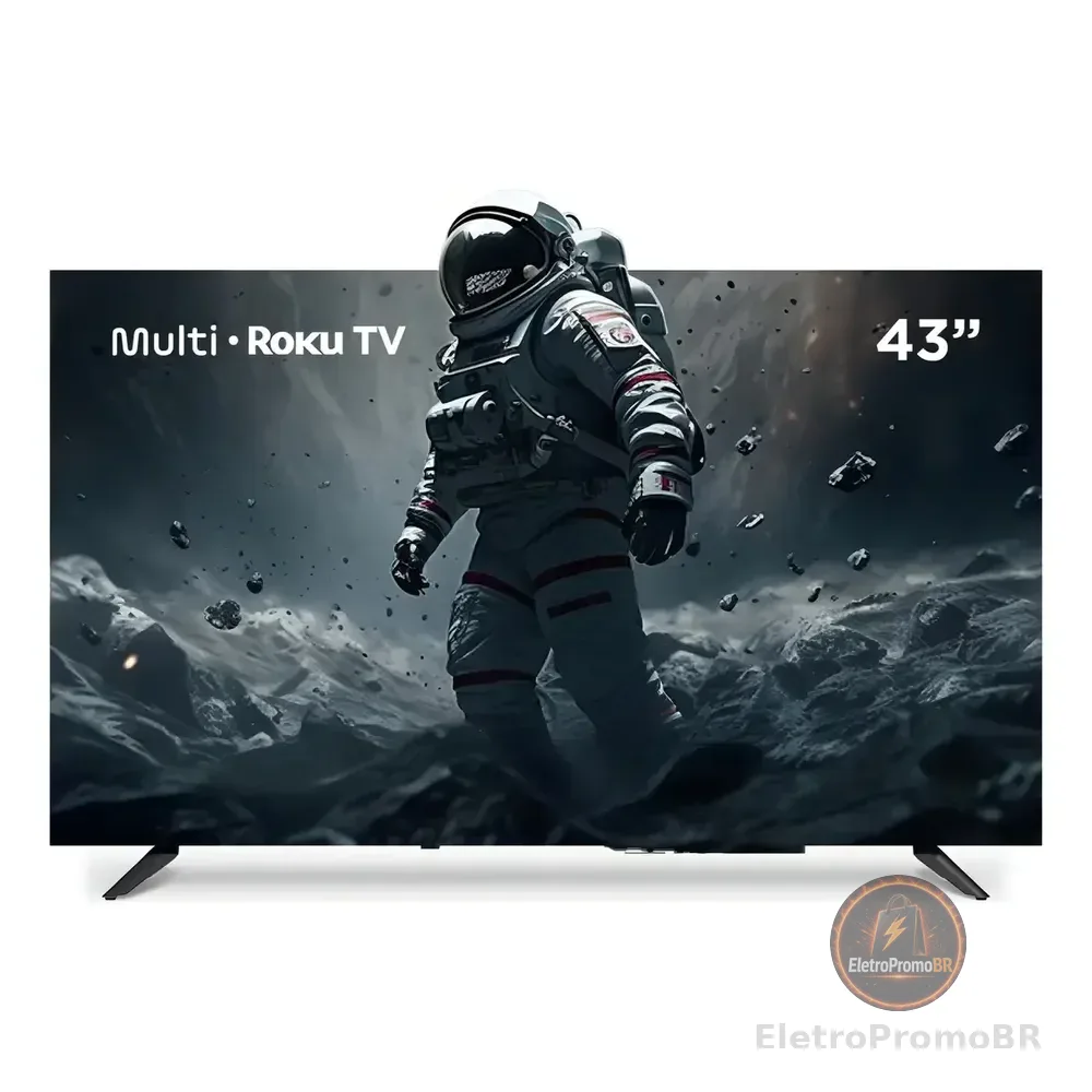 Smart Tv Dled 43 Fhd Multi Roku 3hdmi 2usb Wi-fi Tl056m