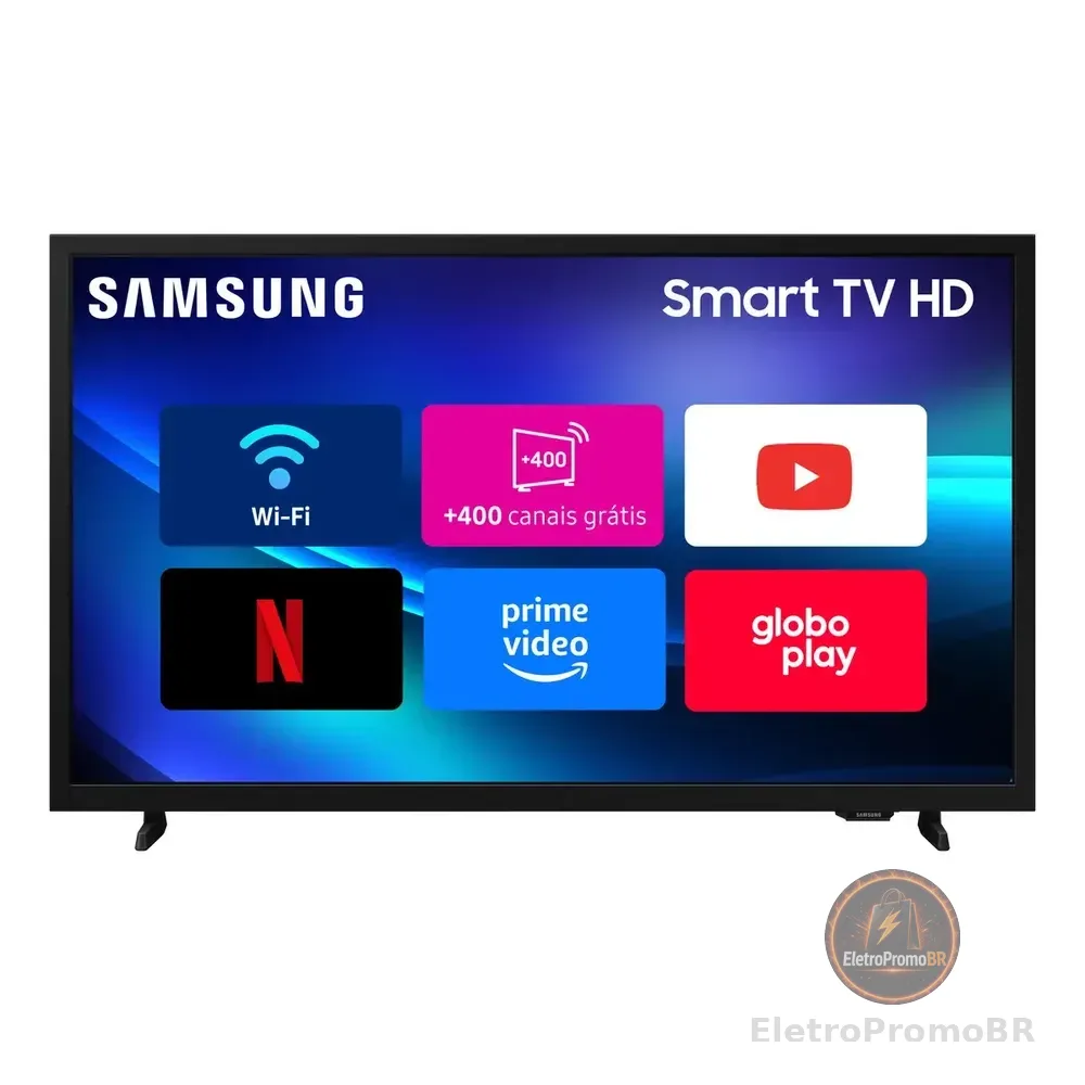 Smart Tv H5000f Hd 32 Polegadas 2025 Preto Samsung Bivolt