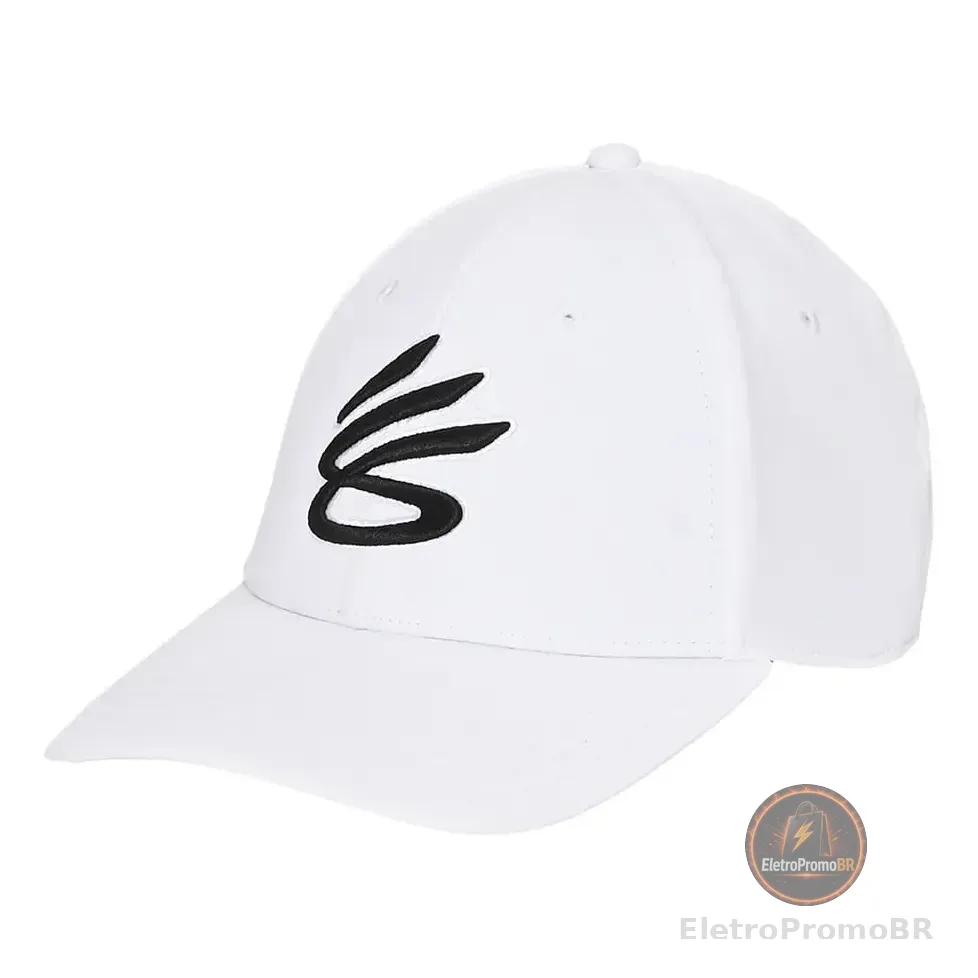 Boné Masculino Under Armour Curry Snapback Branco Un
