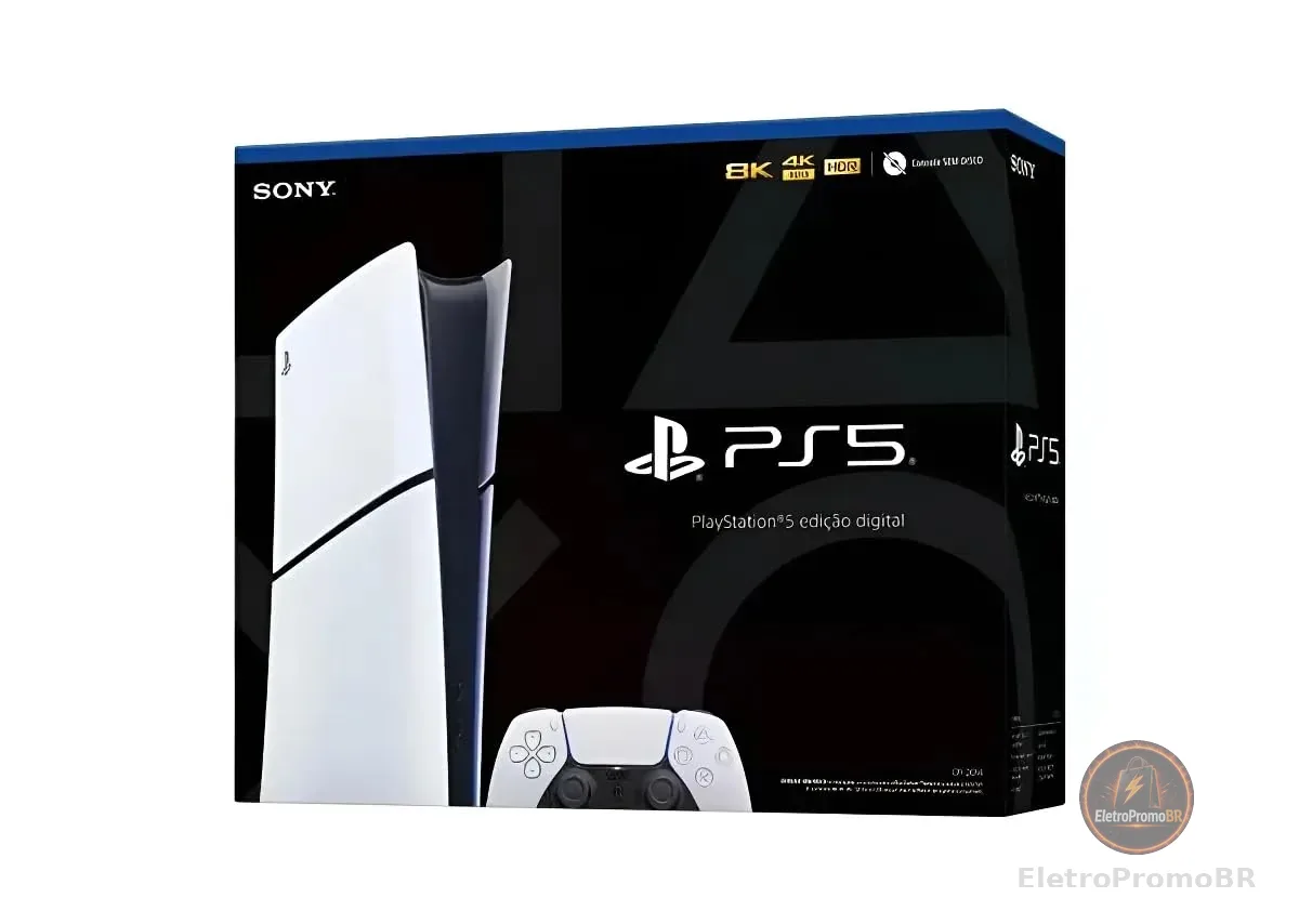 PlayStation 5 Edição Digital 825GB 1 Controle Branco Sony