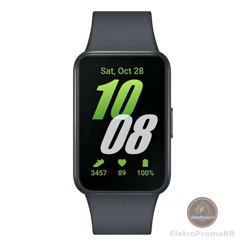 Smartwatch Samsung Galaxy Fit3 Display 1.6 Grafite Liso Grafit