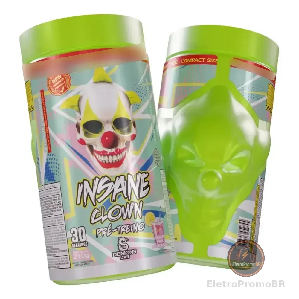 Pré Treino Insane Clown Demons Lab 210g S Sabores P Pink Lemonade Limonada Rosa