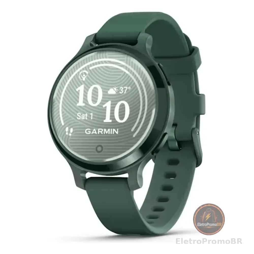 Relógio Garmin Com Monitor Cardíaco De Pulso Lily 2 Active Verde M/eg
