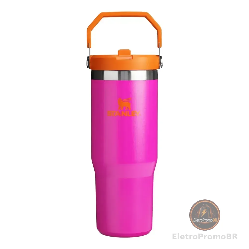 Tumbler Térmico Stanley Flip Straw Vivid Violet 887ml