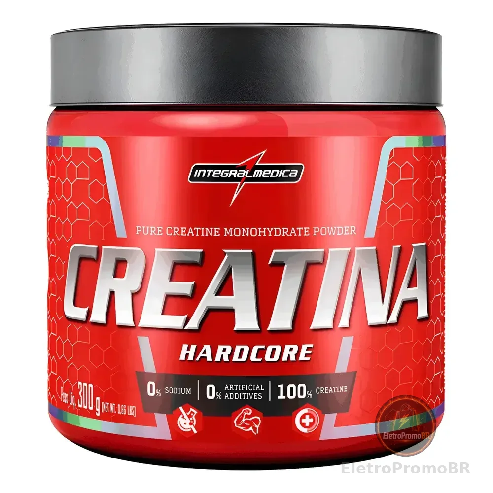 Creatina Hardcore 300g - Integralmedica  Neutro
