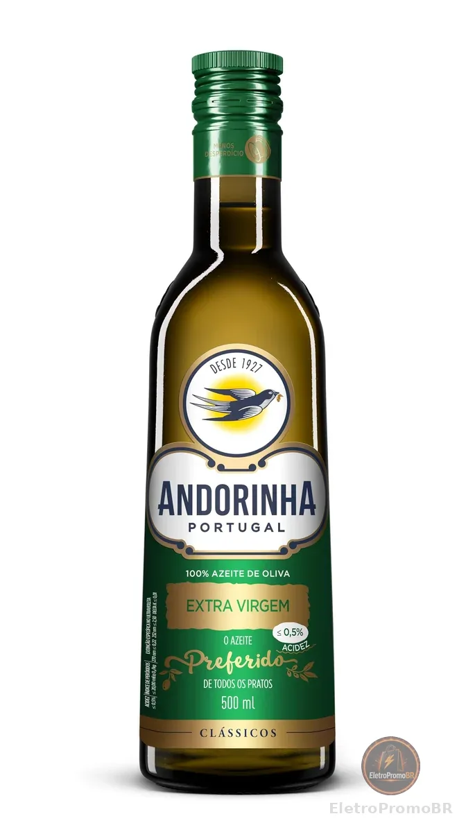 Azeite De Oliva Extra Virgem Andorinha - 500ml