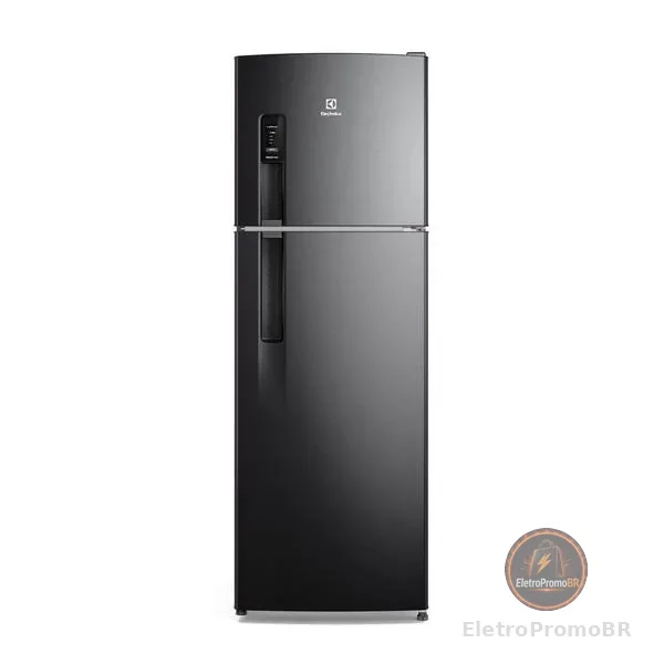 Geladeira Electrolux Frost Free 380L AutoSense Inverter Black Inox Look (IF41B)