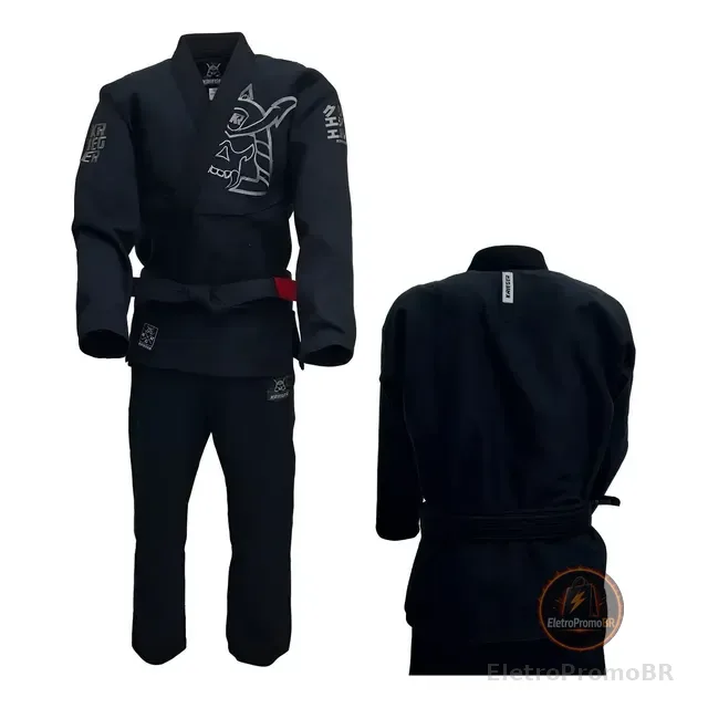 Kimono Jiu-jitsu Bjj - Krieger Phantom Preto E Cinza