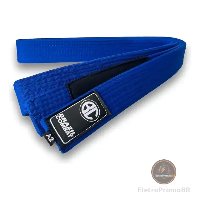Faixa Azul Brazil Combat Bjj Jiu Jitsu Faixa Premium