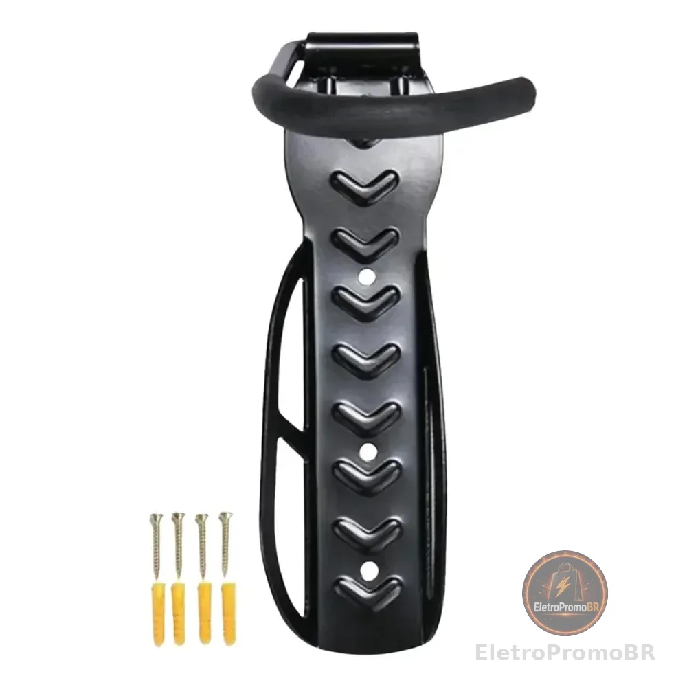 Suporte De Parede Para Bike Vertical Preto