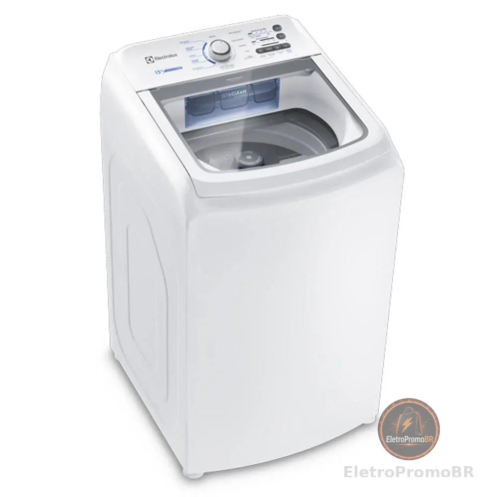 Máquina de Lavar Electrolux 13kg Branca Essential Care com Cesto Inox e Jet&Clean (LED13)
