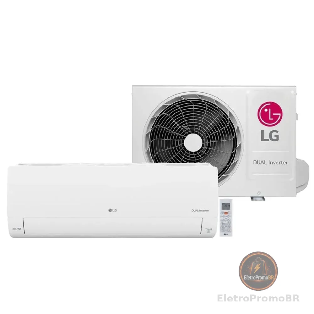 Ar Condicionado Split 12000 Btus Lg Dual Inverter Voice +ia Frio S3nq12ja31l.eb2gam1-220v