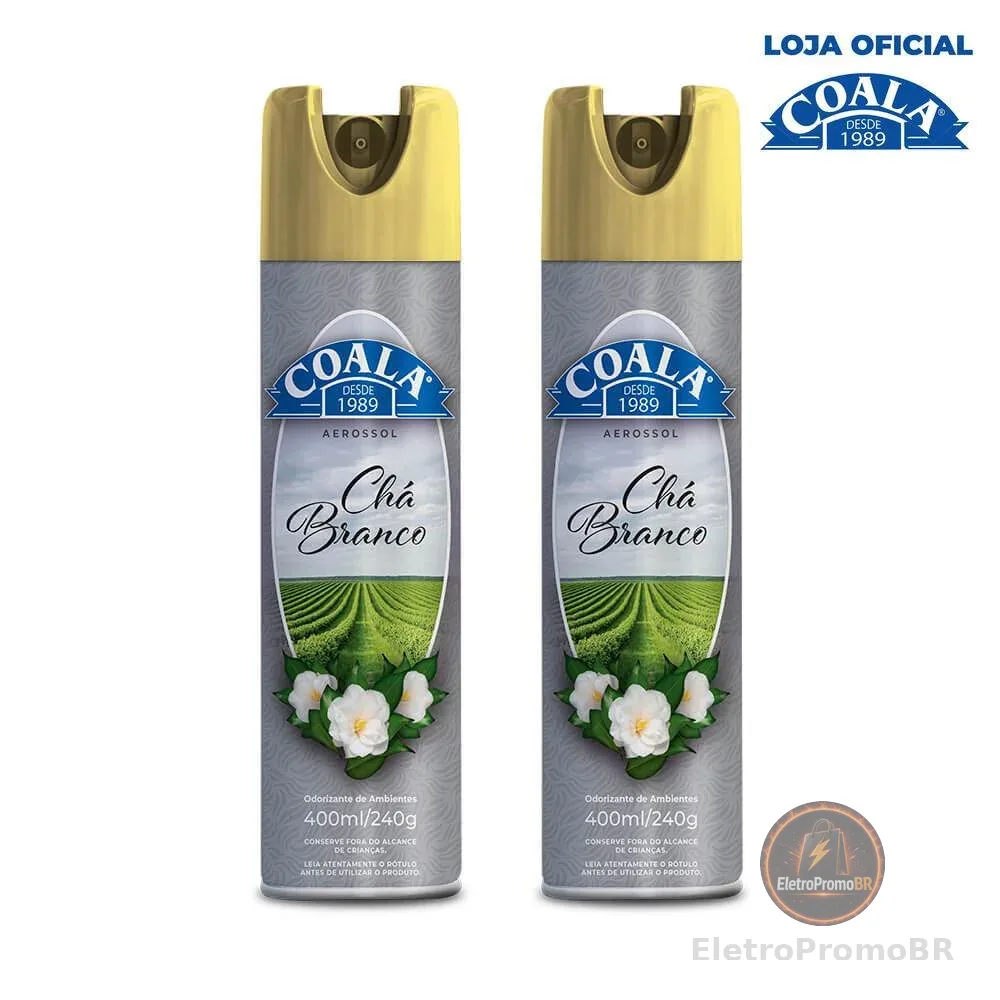 Kit Coala 2 Aerossol - Chá Branco