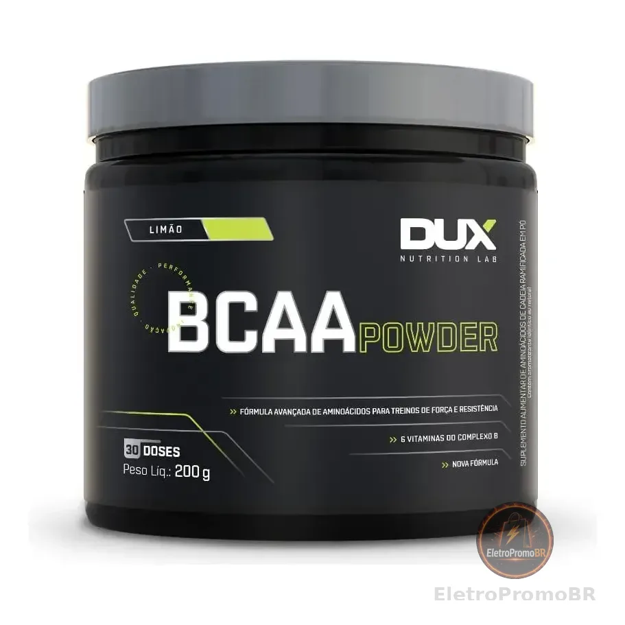 Bcaa Powder Dux Nutrition Pote 200g Sabor Laranja