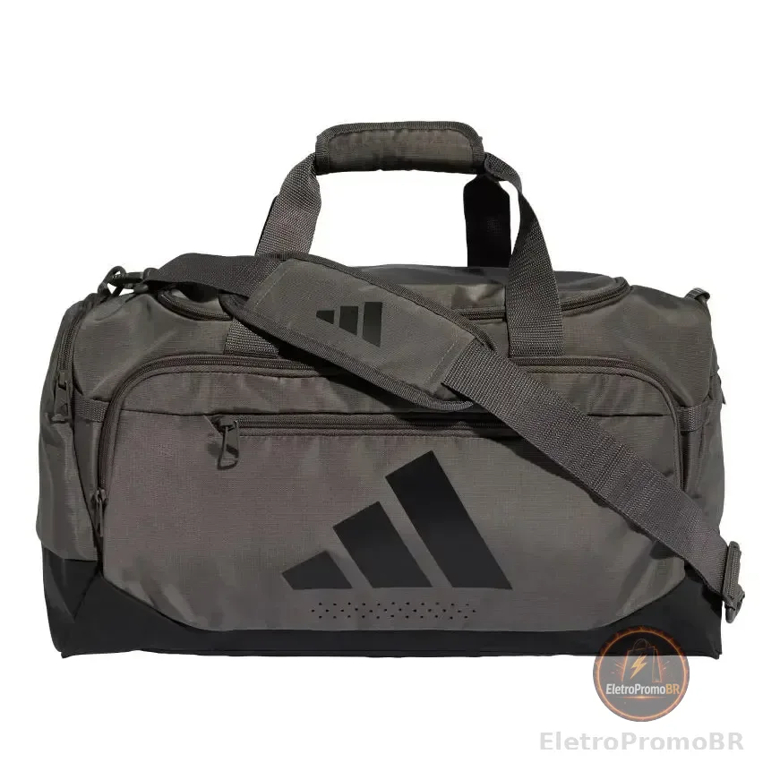 Bolsa De Treino Defender Duffle Pequena adidas Marrom / Charcoal / Black Lisa