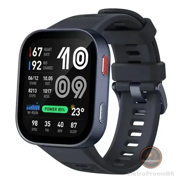 Amazfit Bip Bip Max A2568 2.07 Amoled Mapas 5atm Azul-escuro Mesh