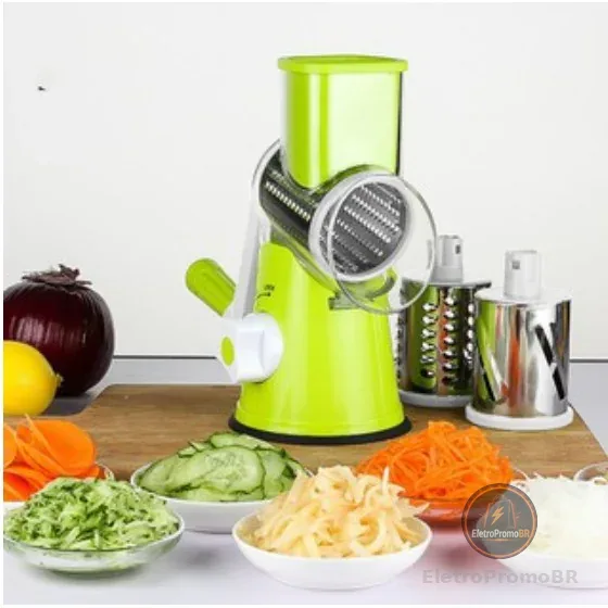 Tabletop Cortador Fatiador 3 Laminas Ralador Verdura Legumes Oferta promoção